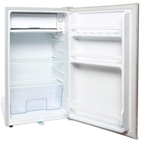 90l single door fridge open