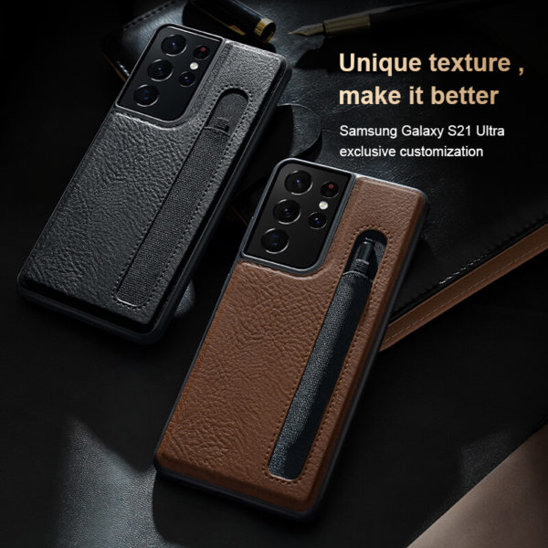 Nillkin Aoge Leather cover case for Samsung Galaxy S21 Ultra