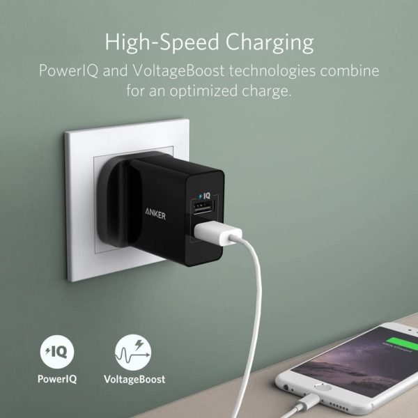 Anker 24W 2-port USB Wall Charger Kenya