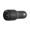 Belkin 24W Dual port USB-A car charger in Kenya