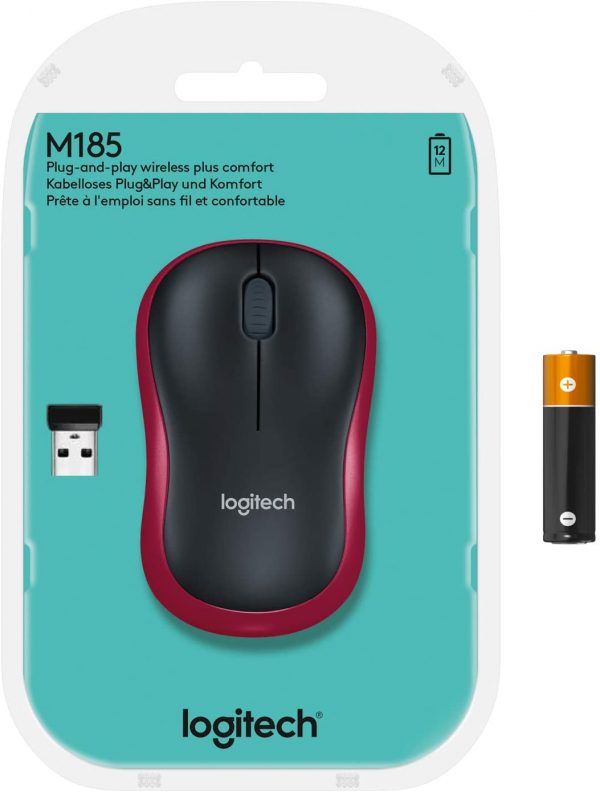 Logitech M185 Compact Wireless Mouse - Mombasa Computers