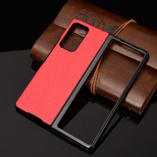 Samsung Galaxy Z fold 2 leather cover case