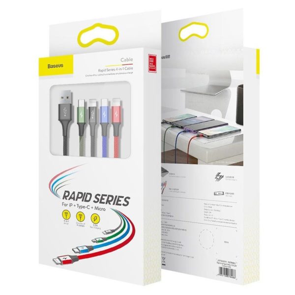 Baseus Rapid series 4 in 1 cable