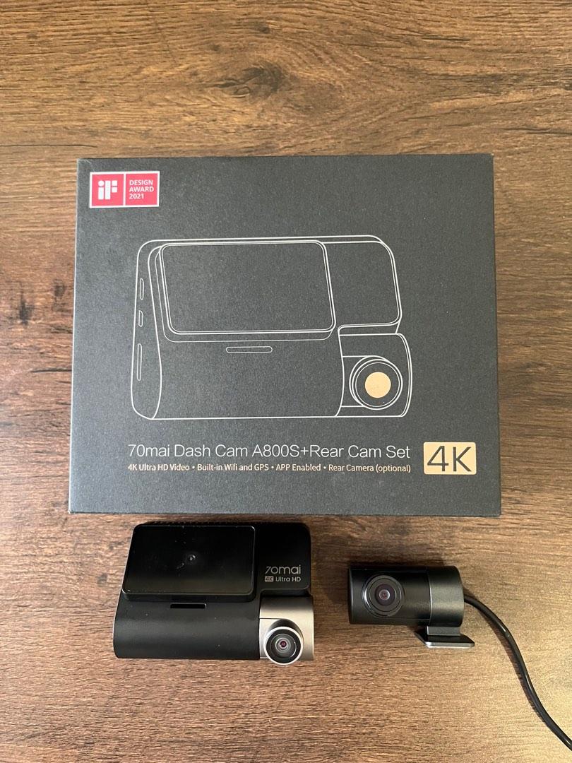 70mai Dash Cam 4K A800S + Rear Cam Set kenya