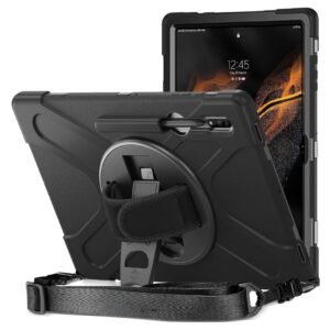 rugged-case-for-samsung-tab-s8-ultra-14.6-with-kick-stand-hand-and-shoulder-strap-screen-protector-with-standard-polymer-screen-protector-2420-p