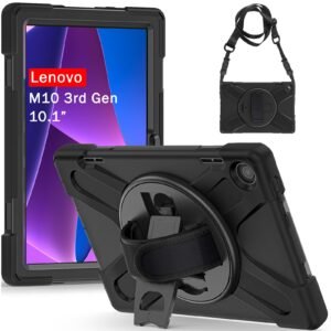 Rugged Shockproof Case for Lenovo Tab M11 or Tab M10 or Tab M10 Plus
