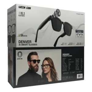 Green Lion Denver AI Smart Camera Glasses - Black (2)